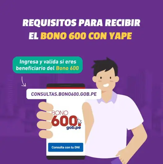 cobrar bono 600 en yape